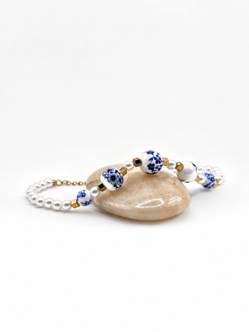 Bracelet Azulejo – Céramique Bleue NordicGrace