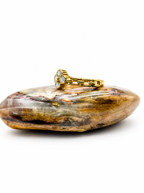 Bague Clover – Trèfle Zircons NordicGrace