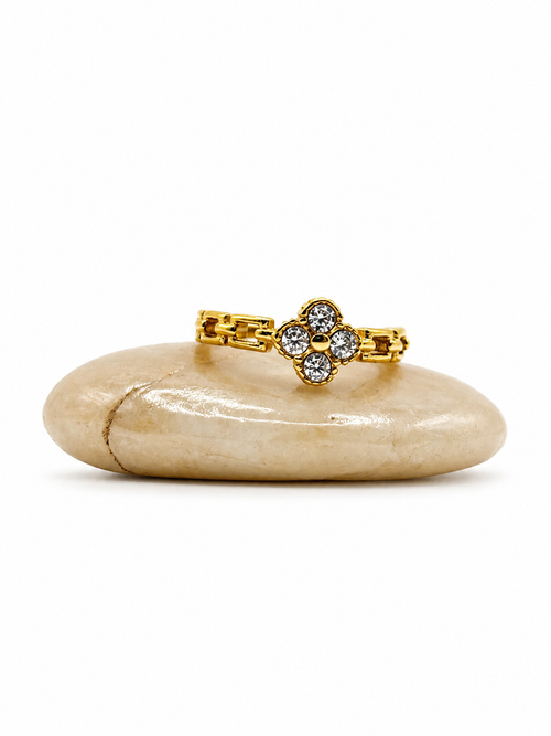 Bague Clover – Trèfle Zircons NordicGrace